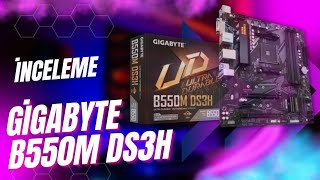 Gigabyte B550M DS3H İnceleme  AM4 [upl. by Nahoj]