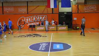 KK Cedevita Junior  KK Cibona 1 kadetska liga Centar 6102024 [upl. by Tireb]