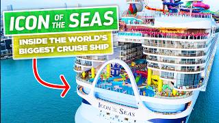 First Look INSIDE Icon of the Seas Sneak Peek [upl. by Orazal]