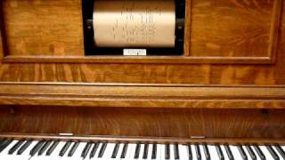 The Entertainers Rag player piano roll [upl. by Perrin741]