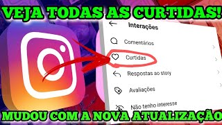 Como Ver o que eu CURTI no Instagram DEPOIS da NOVA ATUALIZAÇÃO 2023 [upl. by Ahsiei]