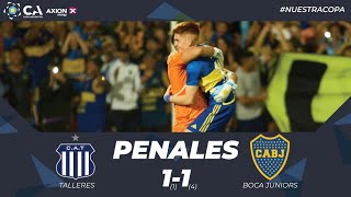 La definición por penales Talleres 1 1  Boca 1 4 Cuartos Undécima edición [upl. by Jarrell]