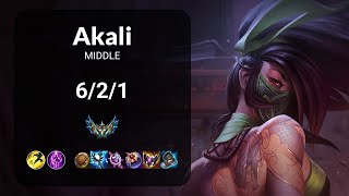 Akali vs Taliyah MIDDLE  KR CHALLENGER Patch 1422 [upl. by Romo]