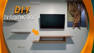 Floating TV Shelf  Everyone can do [upl. by Aineles]