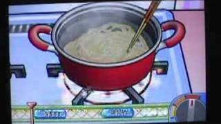 Cooking Mama Cook Off Wii  Fettuccine  Gold Medal [upl. by Burgess]