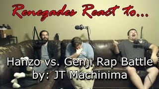 Renegades React to Hanzo vs Genji Rap Battle by JT Machinima [upl. by Euqina]