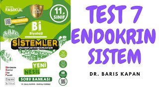 2022TAYFA TEST 7 ENDOKRİN SİSTEM [upl. by Hawley]