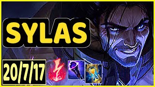 SYLAS VS AKALI  20717 KDA MID GAMEPLAY [upl. by Japheth40]