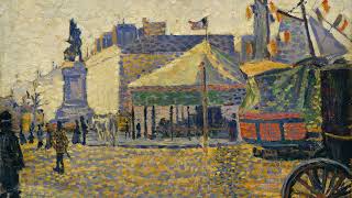 Place de Clichy by Paul Signac 1887  4K Frame TV Art Wallpaper [upl. by Enyaw]