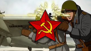 The Red Army in the WW2 Animated edit The Red Army Is the Strongest  Красная армия всех сильней [upl. by Chuck]