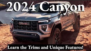 2024 GMC Canyon Trims Key Features and More [upl. by Tailor857]