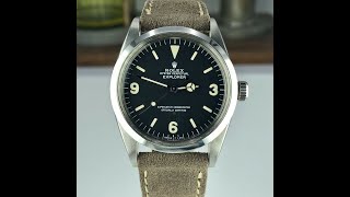 1964 Vintage Rolex Explorer 1016 Creamy Dial [upl. by Muffin71]