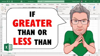 How to Perform an Excel IF GREATER Than amp LESS Than Formula [upl. by Ahsal991]