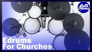 Best Electronic Drumsets For Churches [upl. by Werdnael]