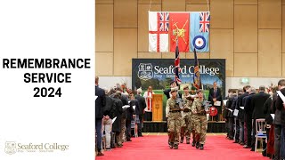 Seaford College Remembrance Service 2024 [upl. by Balliett]