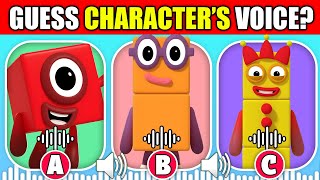 Guess the NUMBERBLOCKS Characters by Their Voice 🔊  One Two Three Four Five [upl. by Nima]