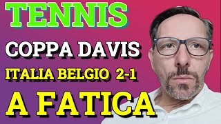 COPPA DAVIS ITALIA BELGIO 21 E GLI ALTRI GIRONI [upl. by Harriot]