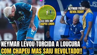 🚨EITA OLHA A REAÇÃO DE NEYMAR APÓS ELE METER UM CHAPÉU E SAIR MACHUCADO HOJE [upl. by Uela]