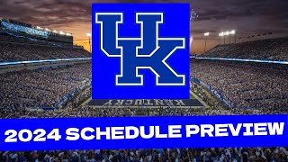 Kentucky 2024 College Football Schedule PreviewProjected Record [upl. by Jazmin20]