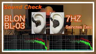 BLON BL03 vs 7HZ Salnotes Zero IEMs Chinese InEar headphones Sound Comparison 中華イヤホン音比較 [upl. by Elleirb336]