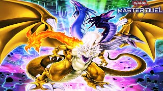 SUMMONING FIVEHEADED DRAGON FIVEHEAD DRAGON LINK DECK  YuGiOh Master Duel [upl. by Lauber]