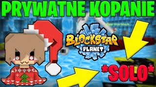 PRYWATNE KOPANIE W BLOCKSTARPLANET SOLO  KAMLOX [upl. by Emory959]