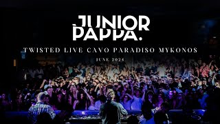 Junior Pappa at Cavo Paradiso for Twisted night June 2024 [upl. by Yrrum125]