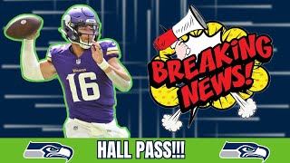 SEAHAWKS add talented 2nd year QB to their roster mix RAPID REACTION w video analysis [upl. by Lyudmila577]