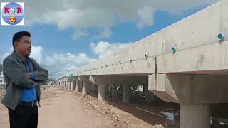 Flyover in Pursat Province  Bridge between Pursat  city 60 meters bridge [upl. by Ainesej]