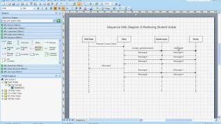 Sequence UML Diagrams Example Understanding amp Creating them using Microsoft Visio [upl. by Kester348]