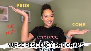 SHOULD YOU APPLY TO A NEW GRAD NURSE RESIDENCY PROGRAM  PROS AND CONS OF NURSE RESIDENCY PROGRAMS [upl. by Erdne64]