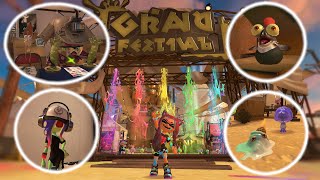 Grand Festival Plaza FULL Tour Day 1  Splatoon 3 [upl. by Burkley]