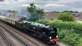 British Pullman passing Rainham junction [upl. by Atteinotna]