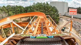 Reptilian BOBSLED Ride Front POV Kings Dominion VA [upl. by Morganne737]