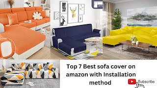 Top 7 Best sofa cover on amazon  sofa Sofa amp cushions Cover amazon sofacover home luxury [upl. by Gypsie579]