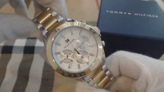 Mens Tommy Hilfiger Hudson Chronograph Watch 1791226 [upl. by Ivon]