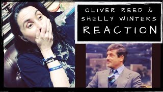 Oliver Reed and Shelly Winters on the Tonight Show  REACTION  Cyns Corner [upl. by Herschel]