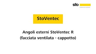 18 Angoli esterni StoVentec R Facciata ventilata  cappotto [upl. by Eissel]