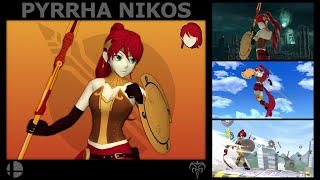 PYRRHA NIKOS RWBY  Super Smash Bros Ultimate Skin Mod Gameplay [upl. by Sweet]