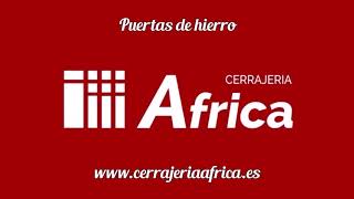 Puertas de hierro para industria naves casas y patios  Cerrajeria Africa [upl. by Schechter]