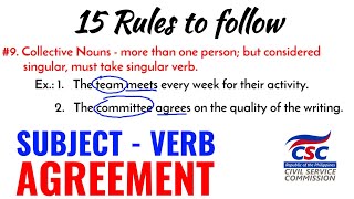 15 Rules of SubjectVerb Agreement  Simplified [upl. by Linda]