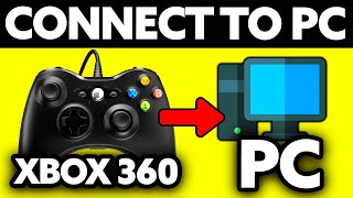 How To Connect Xbox 360 Controller to PC without Receiver 2024 [upl. by Yumuk]