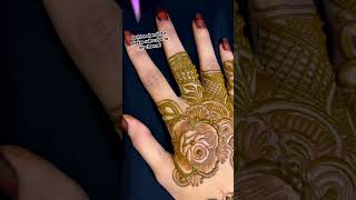 Beautiful Rose Mehandi Design 2024 सरल आसान मेहंदी डिजाइन simplemehan mehandidesignforbegginers [upl. by Sadye140]