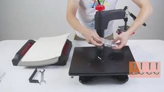 How to Install The Assembly combo heat press machine P8001X 5 in 1 8 in 1  11 in 1 [upl. by Bartram]