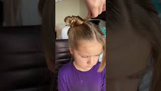 Doing the girls hair for Disneyland 👑😍 [upl. by Eachelle]