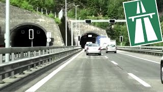 CH  A2 Driveway to the Gotthard Tunnel Göschenen Portal [upl. by Sirred308]