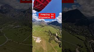 Landing in Slovenia 🇸🇮 skydive skydivebovec Slovenia beautifuldestinations bovec [upl. by Hiroshi]