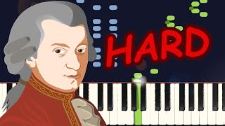 Mozart  Rondo Alla Turca Turkish March  HARD Piano Tutorial [upl. by Aieki]