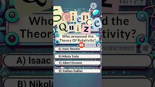 Theory Of Relativity🧪  Science Quiz  Padhai  General Knowledge  shorts [upl. by Yoccm]