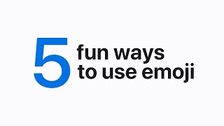 5 fun ways to use emoji on iPhone iPad and iPod touch — Apple Support [upl. by Langan942]